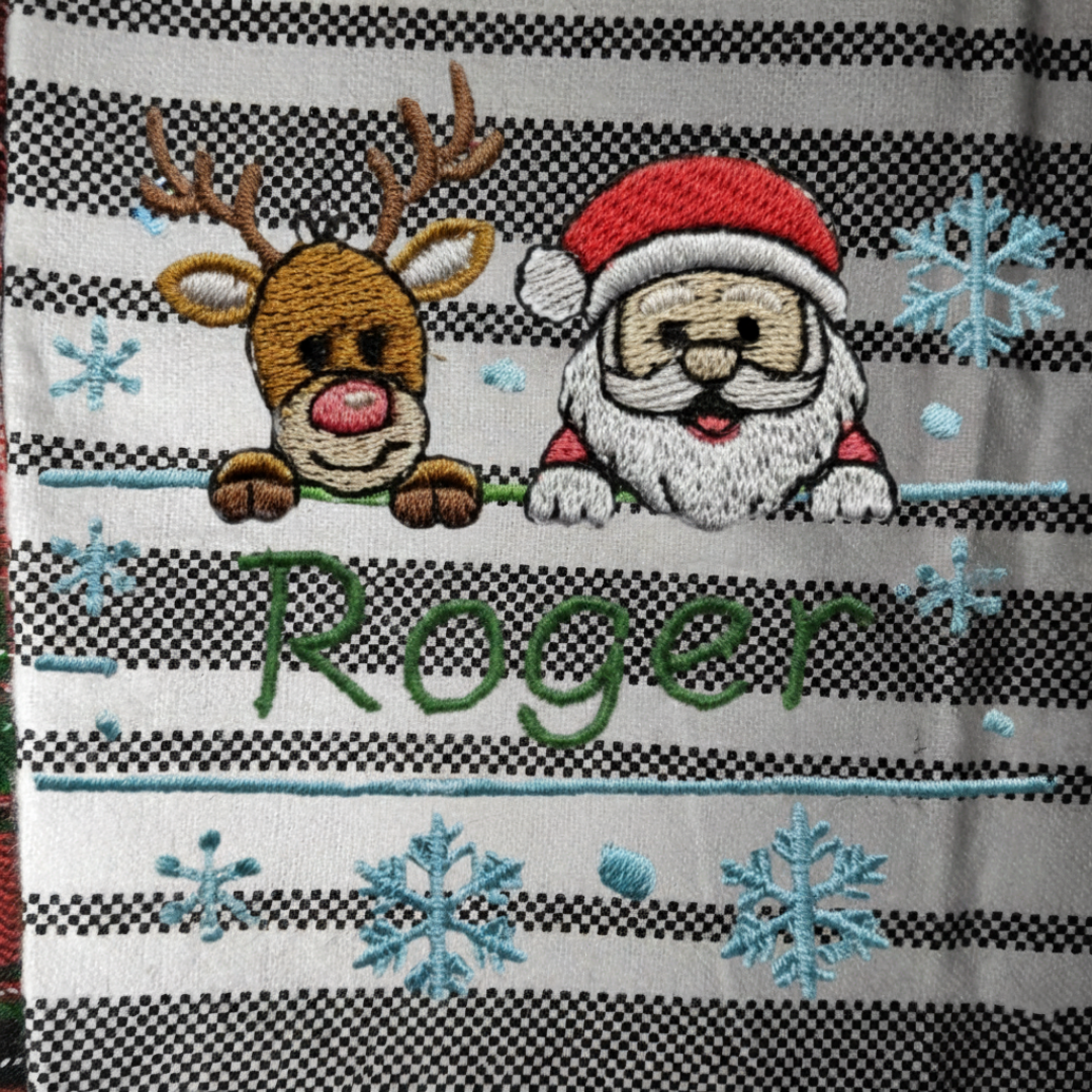 Custom name kids frame stocking - Image 5