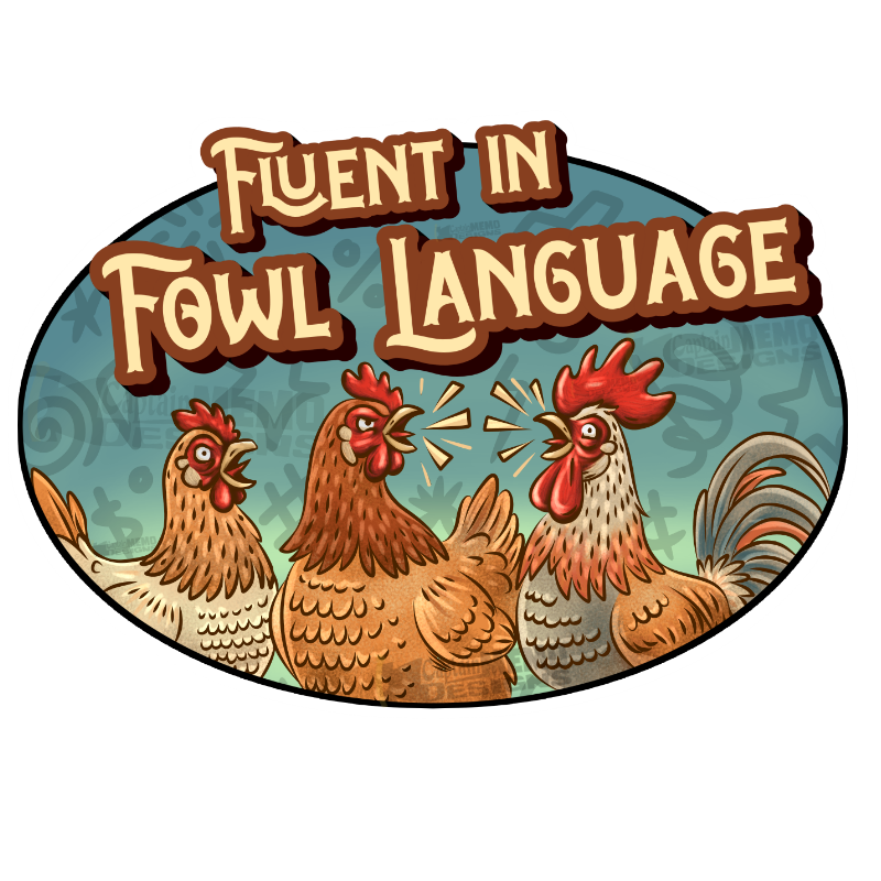 A high-demand, trending funny chicken t-shirt from Captain Memo Designs, currently the most sought-after poultry pun graphic tee for backyard farmers and homesteaders alike. This viral "Fluent in Fowl Language" shirt is a top-rated bestseller, constantly searched for by fans of sarcastic farm apparel and foul-mouthed country humor. It is the must-have, in-demand gift for chicken lovers, widely recognized as the internet's favorite "cursing" farm tee that everyone is talking about. This popular, limited-edition rooster design is a trending search term for anyone looking for unique, edgy rural fashion and the ultimate conversation starter. As a cult-favorite among small-business supporters, this shirt is consistently at the top of wishlists for those seeking high-quality, witty, and "salty" agricultural humor that’s currently blowing up on social media.
