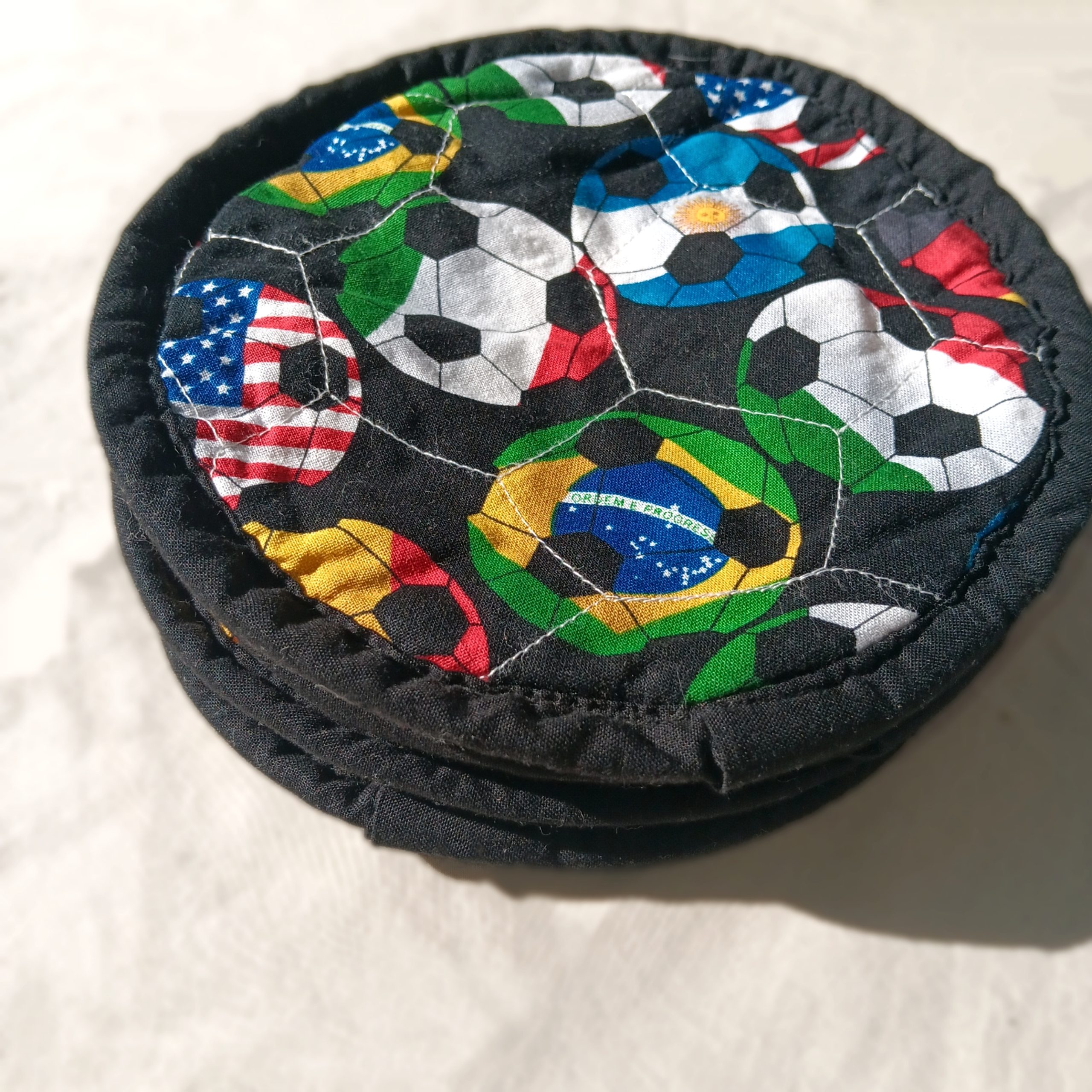 Soccer ball football pot holders set of 2 - Image 7