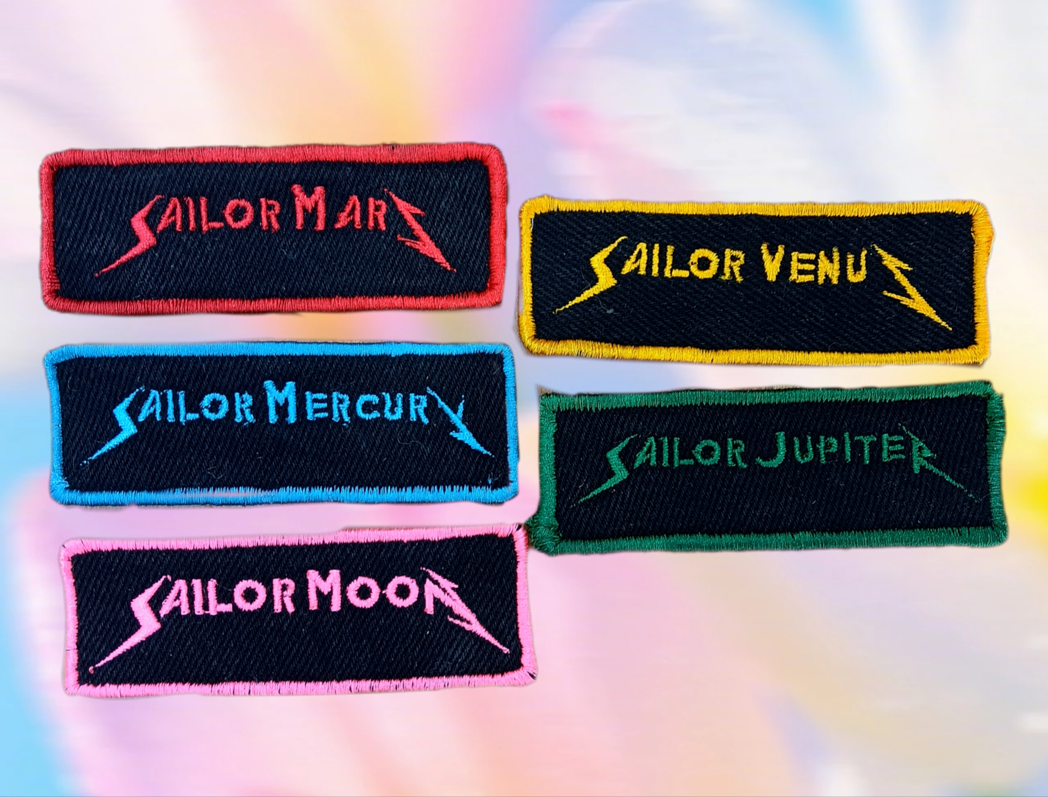 Metal Sailor Moon patch colored - Image 3
