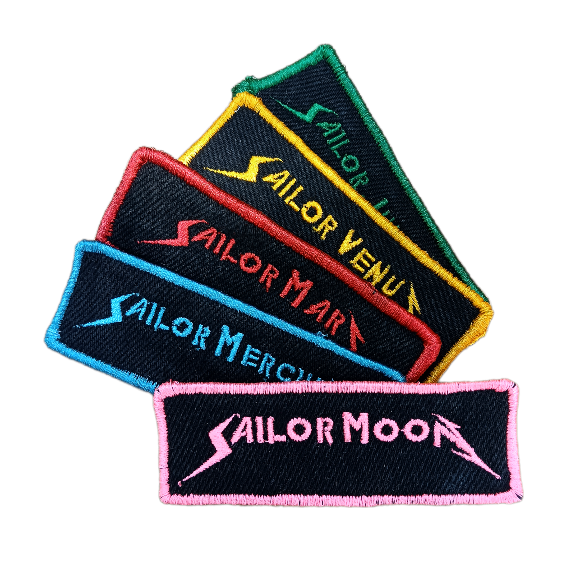 Metal Sailor Moon patch colored