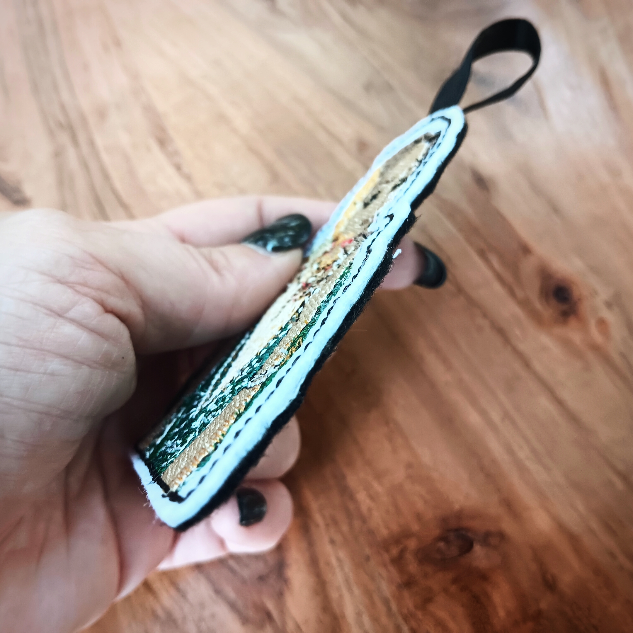 JK Rowling cigar embroidered ornament - Image 4